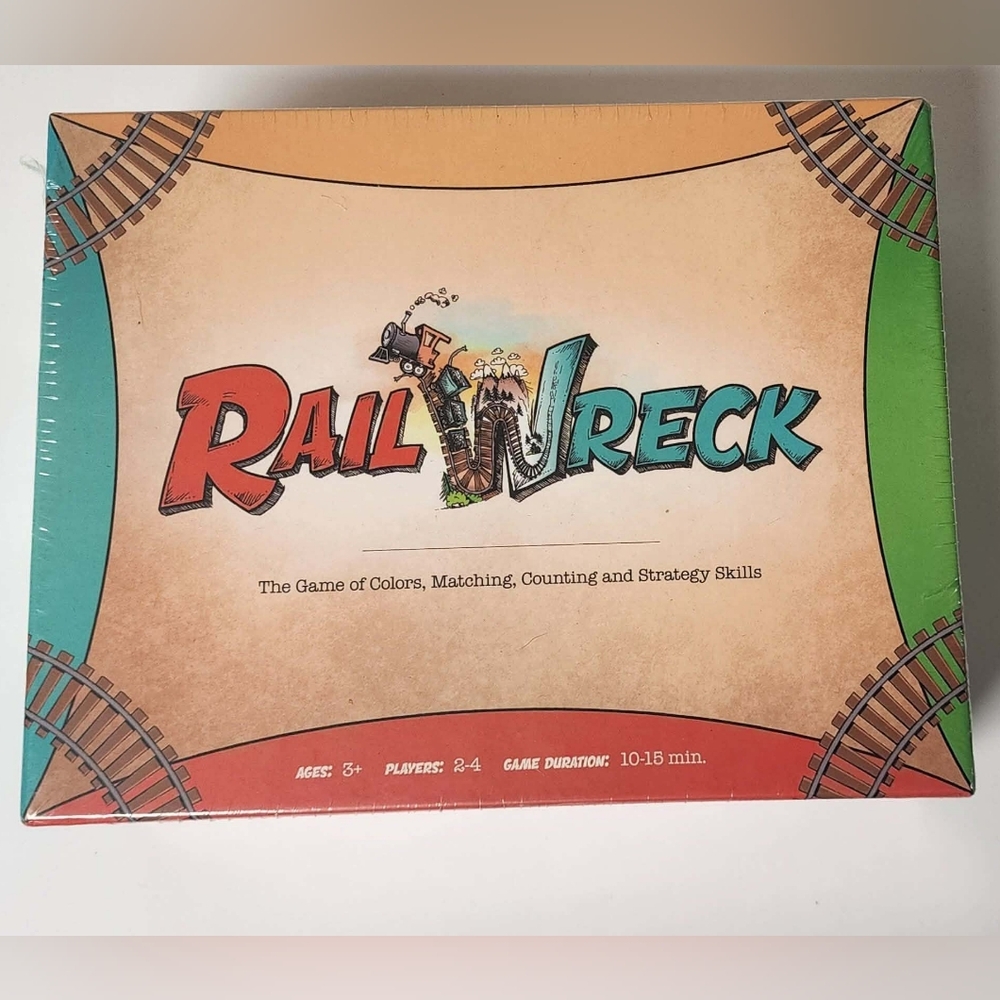 Rail Wreck Game Age 4+ Colors Numbers‎ Matching Strategy Interactive New 353